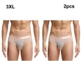 thumbnail image 2 of Qarigey 2x calzoncillos suaves súper elásticos cómodos para hombre para diario ropa interior para hombre calzoncillos Sexy para hombre Type3 NO3, 2 of 6