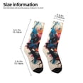 thumbnail image 2 of Naloa Abstract Colorful Skull Art Kids Socks Unisex Kids and Toddlers' Crew Socks, ,1 Pairs, 2 of 5
