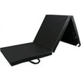 thumbnail image 3 of YYEAN Non-Slip Tri-Fold Gym Mat 6'x2'x2" with Handles - Folding Exercise Mat for Yoga, Stretching, MMA & Tumbling - Gymnastics Fitness Mat-black, 3 of 9