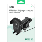 iOttie Easy One Touch Wireless Mini Dashboard & Windshield Mount, Black, Plastic
