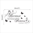 thumbnail image 4 of Heaven In Our Home Pegatinas de pared Citas y refranes Calcomanías de pared Decoración de arte para dormitorio Sala de estar Adepaton CZJJ-ST134, 4 of 7