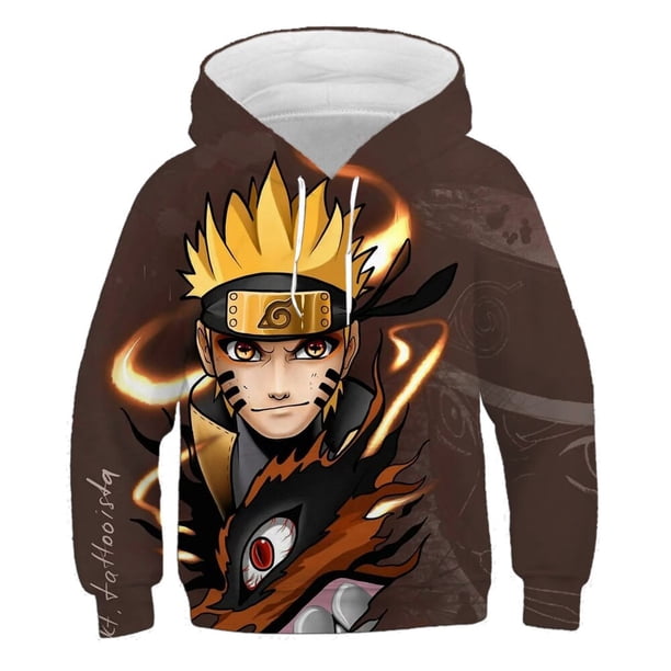 Sudadera con capucha informal 3d de dibujos animados de Anime japonés para niños, disfraz de juego de rol de Naruto, sudadera de Anime Harajuku Hoodie130 zhangyuxiang CONDUJO