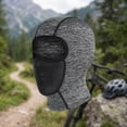 thumbnail image 1 of Quzzie Full Face Cover Balaclava Face Mask Breathable Cooling Motorcycle Riding Headgear Lightweight Outdoor Sports Activities Suitable for Running Mountaineering Cycling Fishing Dark Gray, 1 of 8