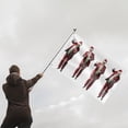 thumbnail image 2 of Bandera navideña divertida de Papá Noel con baile de Trump para exteriores, 2 x 3 pies, pancarta para exteriores, bandera de doble cara para casa, jardín, patio, desfile, letrero, decoración de, 2 of 8
