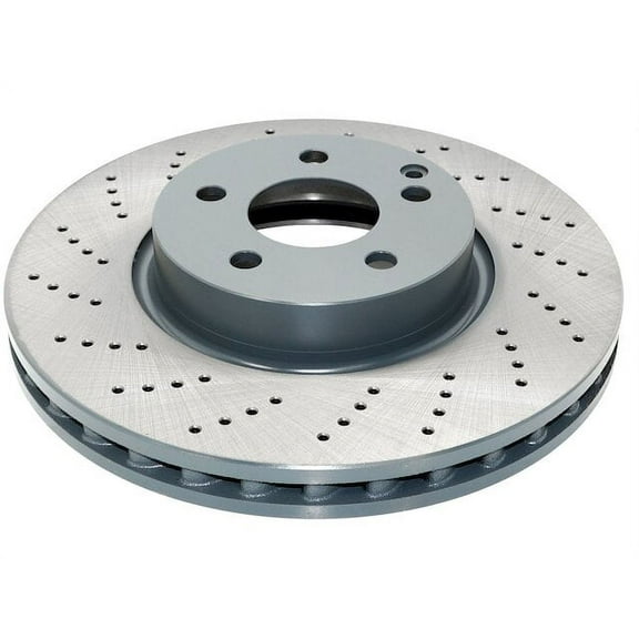 Front Brake Rotor - Compatible with 2010 - 2016 Mercedes-Benz E350 2011 2012 2013 2014 2015