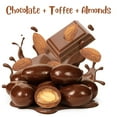 thumbnail image 2 of Milk Chocolate Toffee Coated Almonds by It's Delish, 12 Oz Bulk Bag  Milk ChocolateCovered Candy Nuts Bulk Almonds, 2 of 7