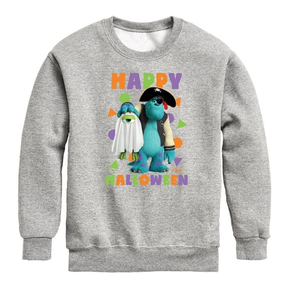 Monsters Inc - Happy Halloween - Toddler And Youth Crewneck Fleece Sweatshirt