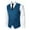 Blue, variant on snowsong Mens Business Formal Casual Wedding Banquet Vest V Neck Sleeveless Slim Jacket Suit Vest Mens Vest Suits Mens Blazer Blue L