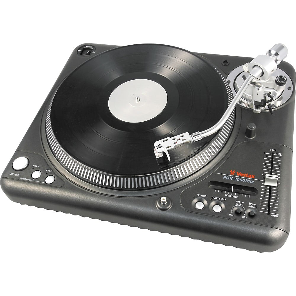 Vestax PDX-3000Mix Professional Turntable with S Tone Arm & MIDI