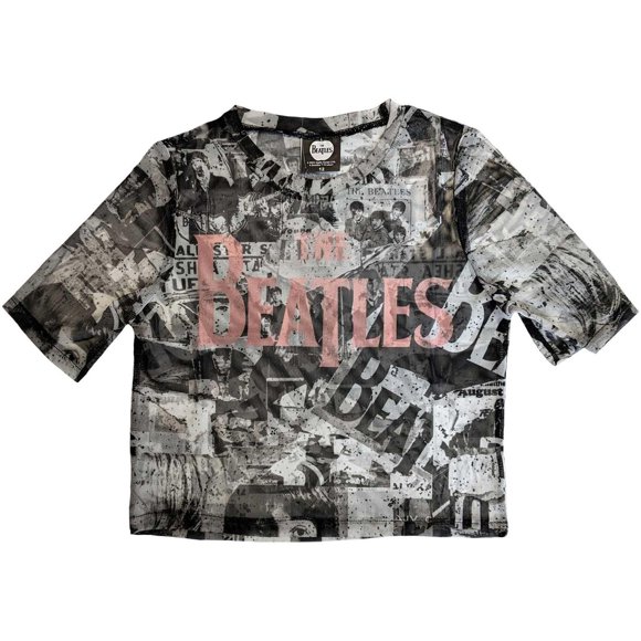 The Beatles Haut Court Logo Drop T pour Femmes