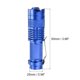 thumbnail image 2 of Linterna LED escalable Uxcell, linterna LED de aluminio de 3 modos, antorcha de luz blanca a batería, azul, 2 of 6