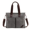 thumbnail image 3 of Maletín de lona para ordenador portátil para hombre, sencillo bolso de mensajero informal de negocios para hombre, 3 of 5