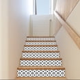 thumbnail image 1 of Affordablo 2025 Peel And Stick Backsplash Clearance 6pcs Stair Riser Staircase Stickers Mural Wall Tile Decal Self Adhesive, 1 of 4