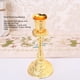 thumbnail image 3 of Candelabro De Pilar De Metal, Candelabro Cónico, Talla Exquisita, Base Estable Elegante Para Boda, 3 of 7