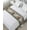 Gray, variant on Bed Runner Scarf for Twin Size Bed, Christmas Dog Beds Scarf Throws for Foot of Bedding, Winter Xmas Gingerbread Snowflakes Navy Blue Decorative Beds Runners for Bedroom Guestroom, 71"x20"