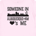 thumbnail image 4 of Inktastic Albuquerque New Mexico Someone Loves Me Skyline Boys or Girls Baby T-Shirt, 4 of 5