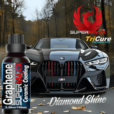 SUPERMAXX CERAMIC CAR COATING "PROFESSIONAL GRAPHENE "10 YEAR" PAINT PROTECTION" 3.38oz/100ml