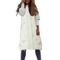 thumbnail image 3 of Vedolay Womens Trench Coat Button Down Long Sleeve Soft Knit Cardigan Coats 2023 A,5XL, 3 of 4