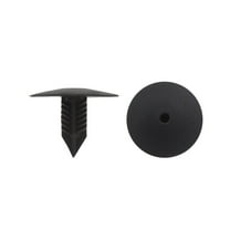 Unique Bargains 40 Pcs Black Plastic Rivets Fasteners 10 x 10mm Dia Hole for Car Auto Bumper