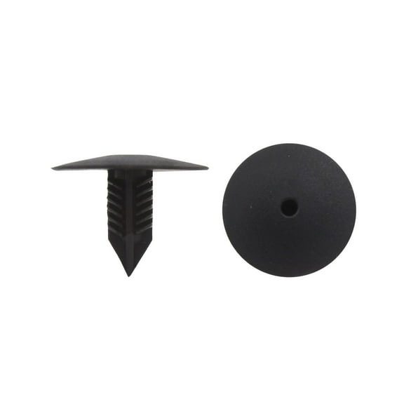 Unique Bargains 40 Pcs Black Plastic Rivets Fasteners 10 x 10mm Dia Hole for Car Auto Bumper