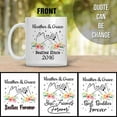 thumbnail image 4 of Personalized Besties Since Mug Best Friends Coffee Mugs Cups 11oz 15oz Custom Names Birthday Christmas Friendship Day Gifts For BFF Bestie Friendship Femail Friend Soul Sister Women (Quote 4), 4 of 8