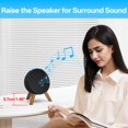 thumbnail image 3 of Soporte de altavoz de escritorio Aiweiwa Echo Pop Wood Trípode, 3 of 7