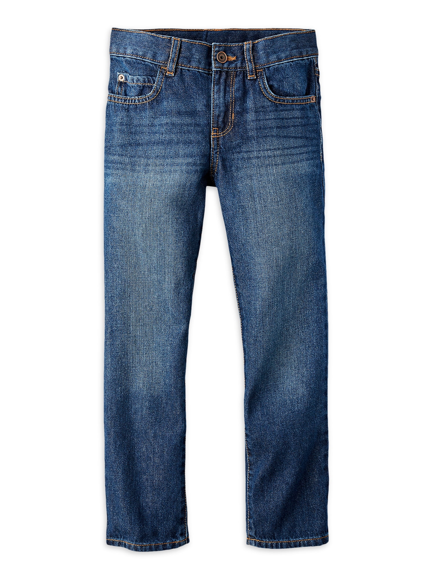 The Children's Place Boys Straight Fit Denim Jeans, 2-Pack, Sizes 4-18