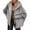 Grey, variant on Winter Warm Women Jacket Coat Women Warm Long Sleeve Solid Padded Jacket Hooded Long Sleeve Button Outerwear Coat Soft Comfortable Long Sleeve Hooded Jacket For Women