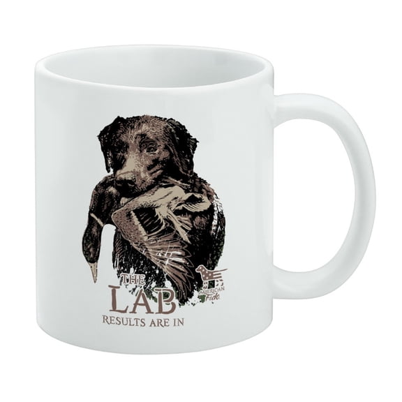 The Lab Results are in Labrador Duck Hunting White Mug