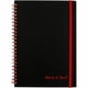 thumbnail image 5 of Cuaderno de negocios Black n Red - 70 hojas - Encuadernación con alambre - Peso base de 24 lb - A5 - 5 7/8 x 8 1/4 - Papel blanco - Carpeta roja - Cubierta de polipropileno negro - Cubierta perforada, 5 of 5