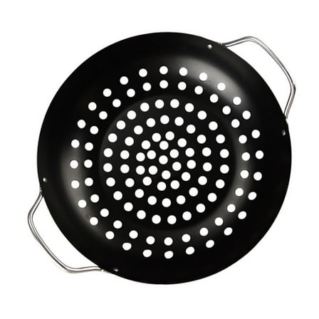 YOSADIER Non-Stick Pan, and Rust-Resistant, Black Grill Plate for Outdoor and Indoor Cooking