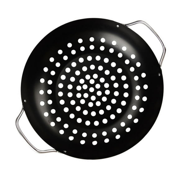 YOSADIER Non-Stick Pan, and Rust-Resistant, Black Grill Plate for Outdoor and Indoor Cooking