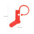 thumbnail image 2 of Phenofice 100 Pcs Locking Stitch Clips Plastic Red for DIY Weaving Aid for Beginners, 2 of 6