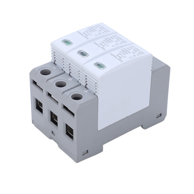 Dispositivo De Protección Contra Sobretensiones, Buena Conductividad Eléctrica Respuesta Rápida 3P IP20 Pararrayos Contra Sobretensiones 20-40KA Fácil Instalación Para