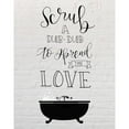 thumbnail image 3 of Murray, Amanda 15x18 Black Modern Framed Museum Art Print Titled - Scrub the Love, 3 of 5