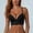 Black, variant on Azrian Full Figure Womens Plus Size Bras,Fashion Woman's Beauty Back Printing Strap Wrap Plus Size Bra Underwear