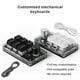 thumbnail image 3 of Sidaley Teclado mecánico multifuncional para juegos, controlador USB portátil para el hogar, Mini teclado programable, teclado de escritorio, Juegos de teclado y mouse para computadora Blanco, 3 of 6