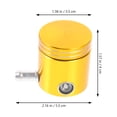thumbnail image 2 of FONDOTIN 1Set CNC Machined Brake Clutch Fluid Reservoir for Motorcycles, 2 of 7