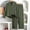 F-172Green, variant on ZHOGXU Big Kids Girls Outfits Back Pleated Long Sleeve Lapel Solid Color Buttons Shirt And Wide Leg Pants Fashion Comfortable Two Piece Set For Daily Wear Green 7-8 Years