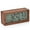 Brown, variant on Electime Wooden Digital Alarm Clock with Calender, Temperature, Humidity and Snooze, Electric Clock for Home Bedroom, Battrey Powered, LCD Screen