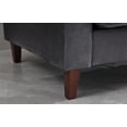 thumbnail image 5 of Uspridefurniture Fancher Kittleson Velvet Classic Chesterfield Sofa, Gray, 5 of 5