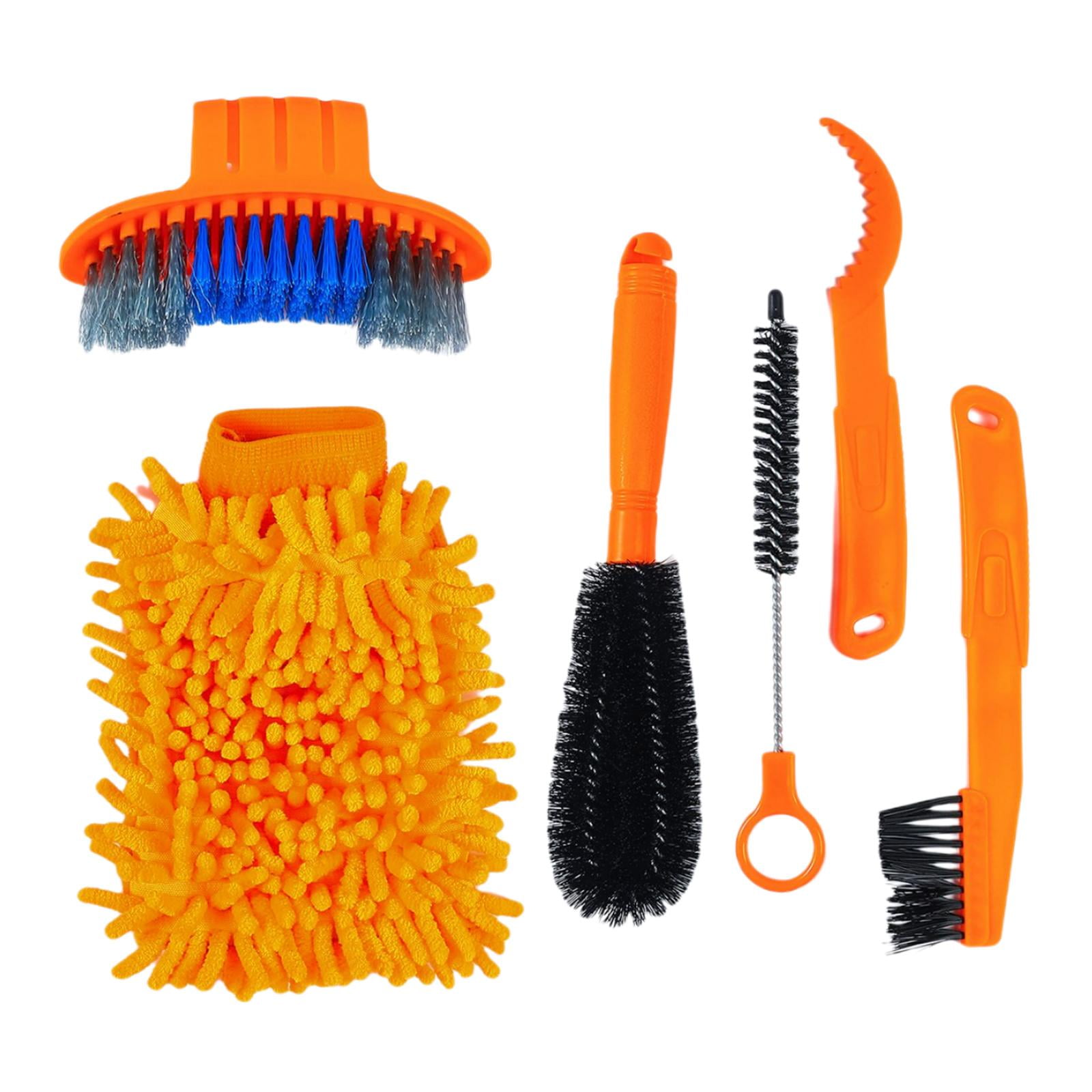 Bicycle Cleaning Tool Set 6 Pieces Bicycle Cleaning Brush Kit For Bicycle 