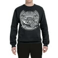 thumbnail image 2 of Wild Bobby, Shake Rattle And Roll Vintage Hot Rods Pop Culture Unisex Crewneck Graphic Sweatshirt, Black, Small, 2 of 3