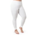 thumbnail image 3 of Fruit of the Loom Women's and Women's Plus Eversoft Waffle Thermal Bottom, 2-Pack, 3 of 12