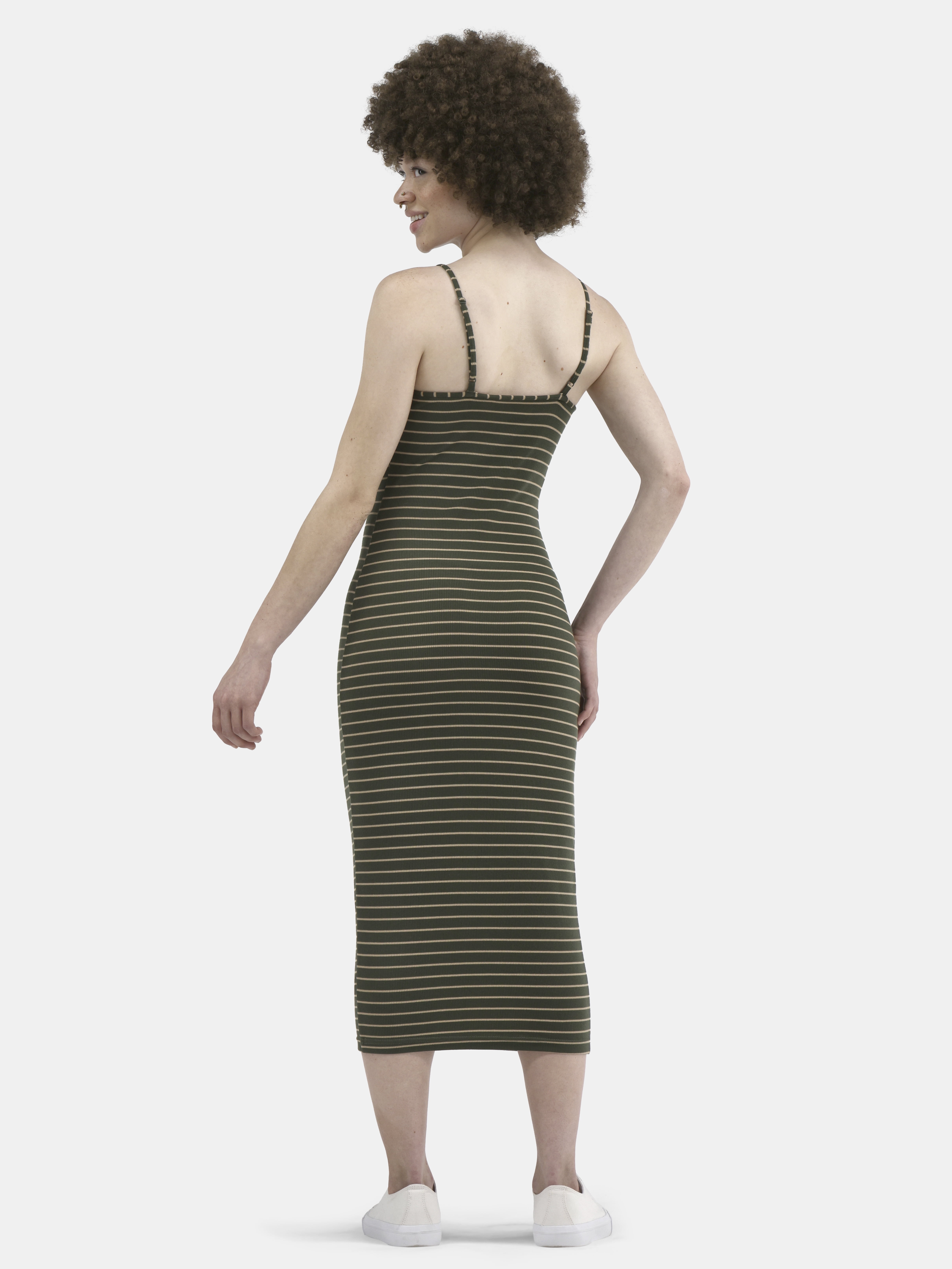 No Boundaries Strappy Midi Dress, Women's