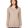 thumbnail image 3 of Made by Johnny Women's Keep It Classic Round Cardigan XXL KHAKI, 3 of 6