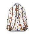 thumbnail image 3 of "Sunflower Themed Quilted Backpack - Padded Flowers Print School Backpack, Plush Floral Bookbag with Velvet Accents", 3 of 6