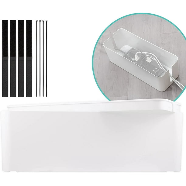 Cable Management Box, Cord Organizer Box, Hide & Conceal Surge