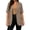Khaki, variant on GERsome Blazers for Women Short Sleeve Lapel Open Front Business Casual Suit Jacket Work Blazer Khaki L