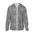 thumbnail image 1 of Balery Black Leopard Sudadera ligera de manga larga con capucha y protección solar UPF 50+ para hombre y mujer, ideal para pesca y running-Small, 1 of 7